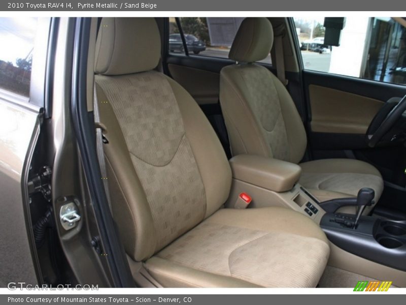 Front Seat of 2010 RAV4 I4