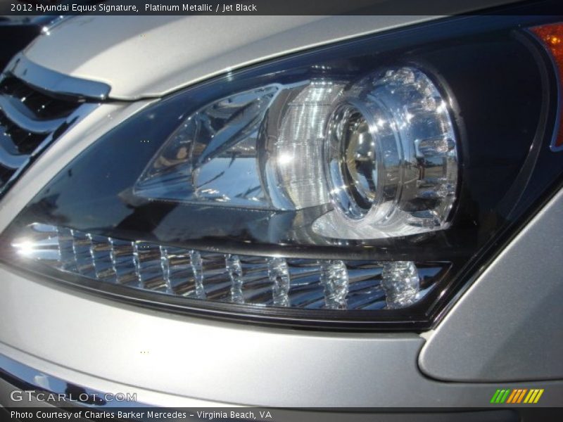 Platinum Metallic / Jet Black 2012 Hyundai Equus Signature