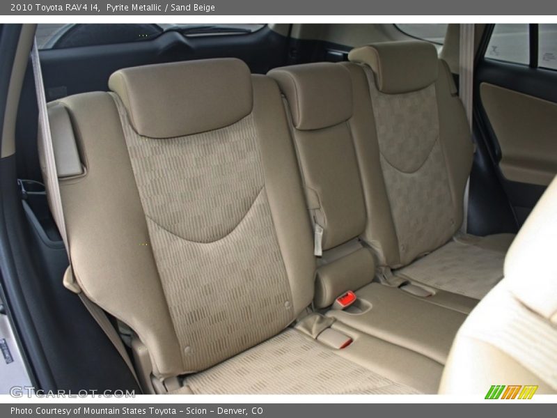 Rear Seat of 2010 RAV4 I4