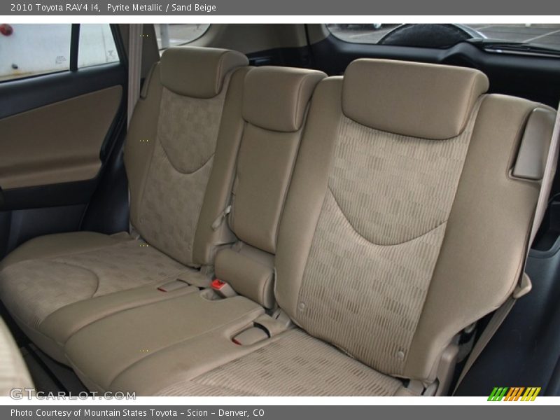 Rear Seat of 2010 RAV4 I4