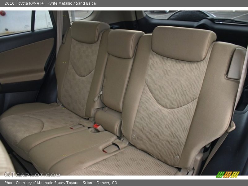 Rear Seat of 2010 RAV4 I4