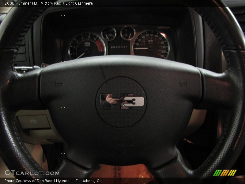 Victory Red / Light Cashmere 2008 Hummer H3