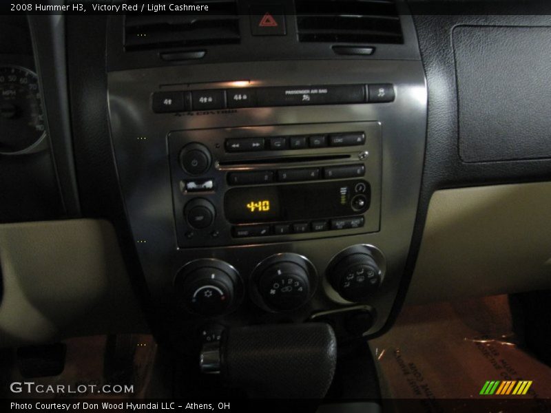 Victory Red / Light Cashmere 2008 Hummer H3