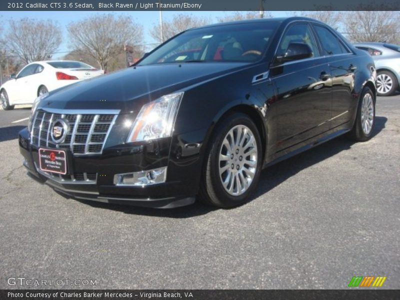 Black Raven / Light Titanium/Ebony 2012 Cadillac CTS 3.6 Sedan