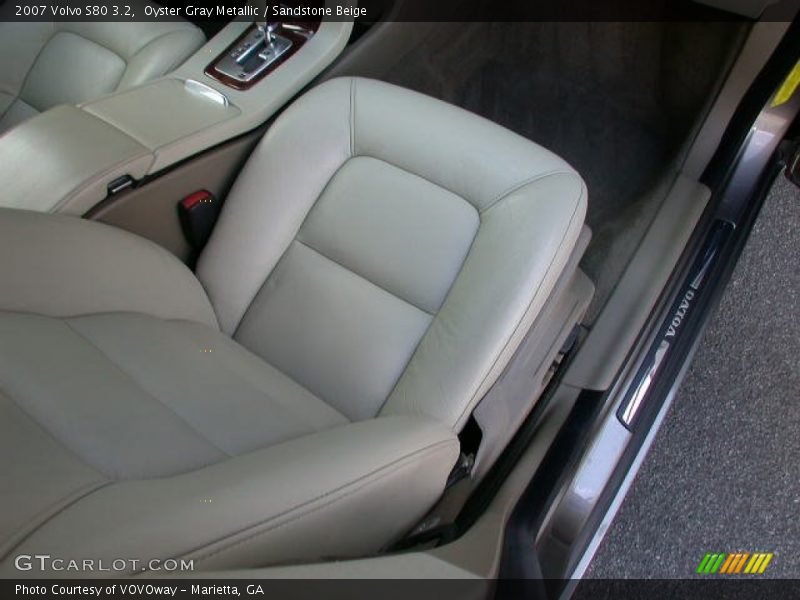 Oyster Gray Metallic / Sandstone Beige 2007 Volvo S80 3.2