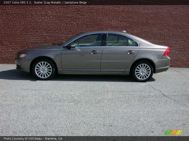 Oyster Gray Metallic / Sandstone Beige 2007 Volvo S80 3.2