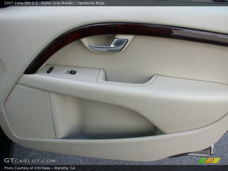 Oyster Gray Metallic / Sandstone Beige 2007 Volvo S80 3.2