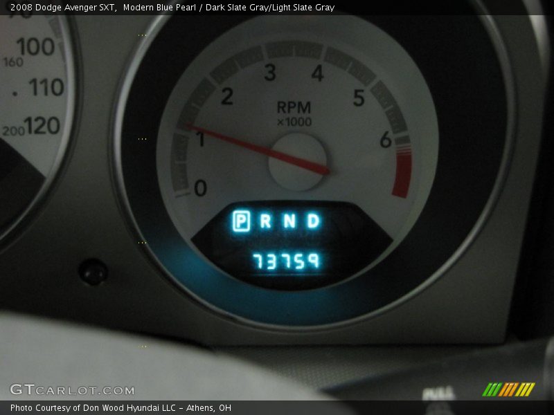 Modern Blue Pearl / Dark Slate Gray/Light Slate Gray 2008 Dodge Avenger SXT