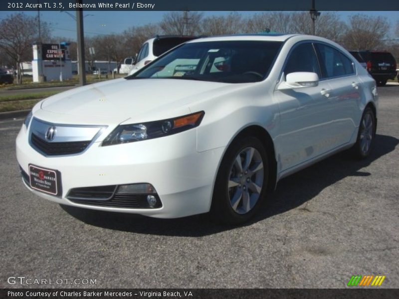 Bellanova White Pearl / Ebony 2012 Acura TL 3.5