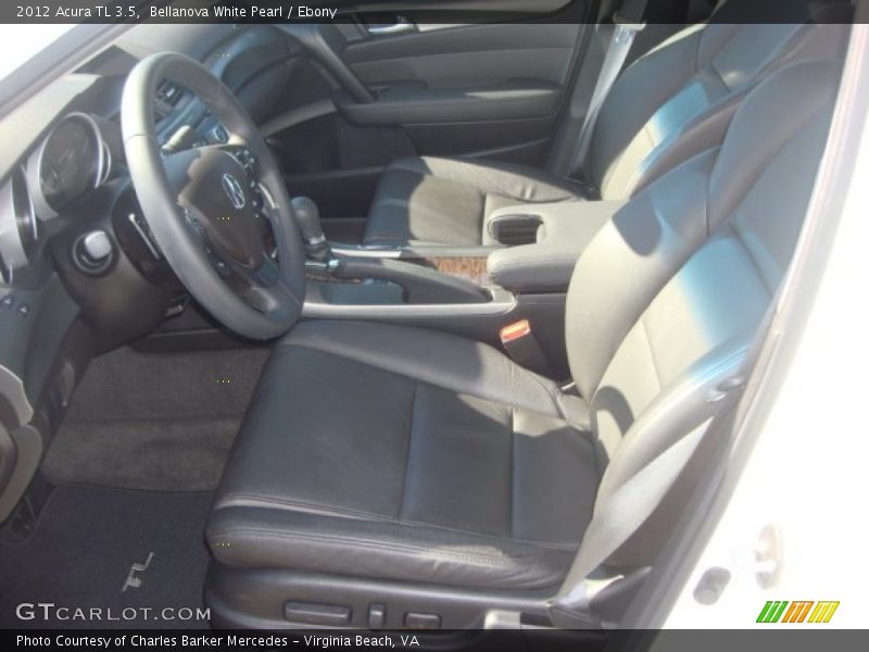 Bellanova White Pearl / Ebony 2012 Acura TL 3.5
