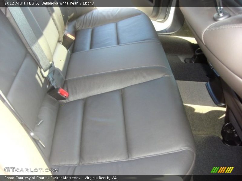 Bellanova White Pearl / Ebony 2012 Acura TL 3.5