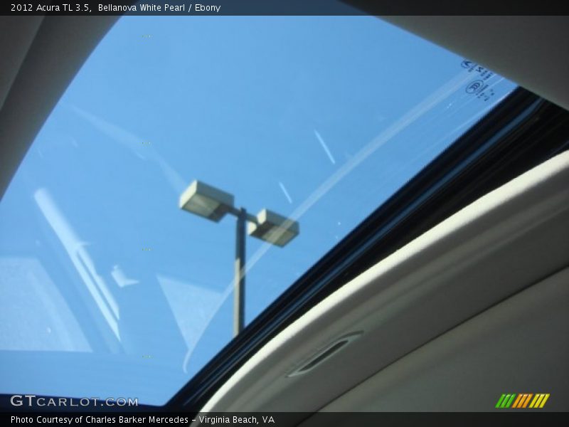 Bellanova White Pearl / Ebony 2012 Acura TL 3.5