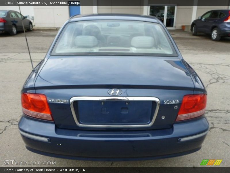 Ardor Blue / Beige 2004 Hyundai Sonata V6