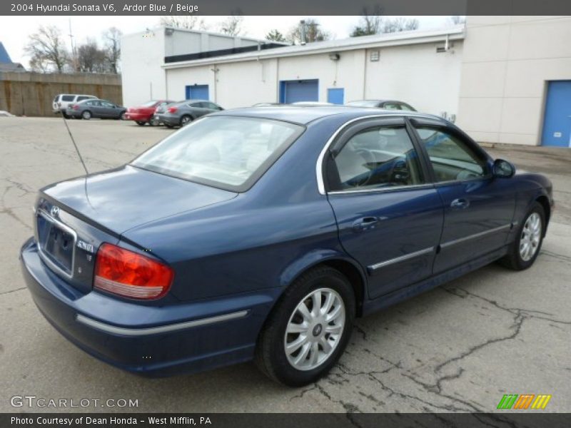 Ardor Blue / Beige 2004 Hyundai Sonata V6