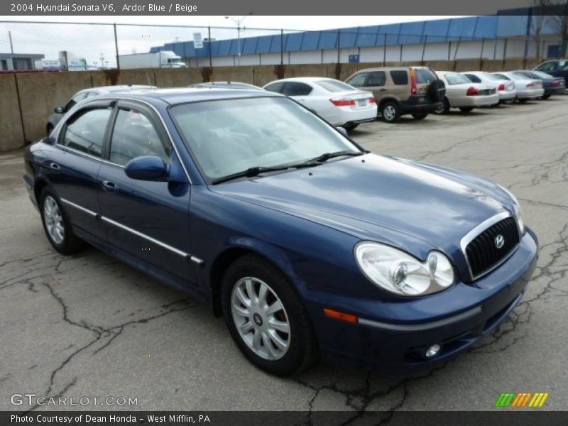 Ardor Blue / Beige 2004 Hyundai Sonata V6