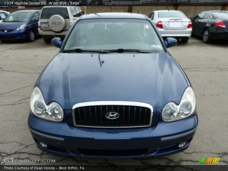 Ardor Blue / Beige 2004 Hyundai Sonata V6