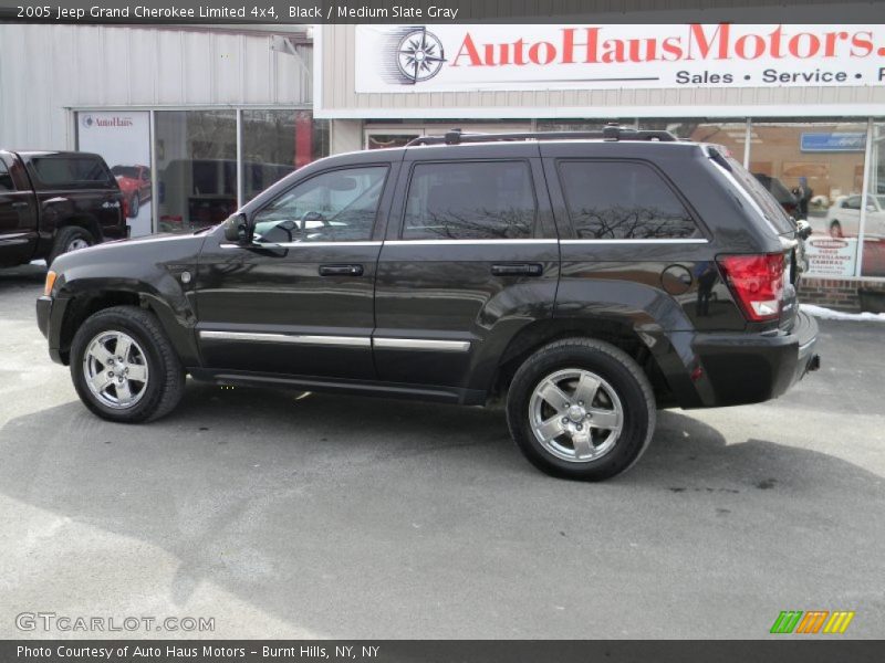 Black / Medium Slate Gray 2005 Jeep Grand Cherokee Limited 4x4
