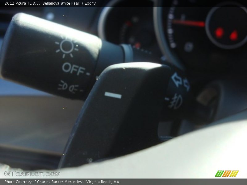 Bellanova White Pearl / Ebony 2012 Acura TL 3.5