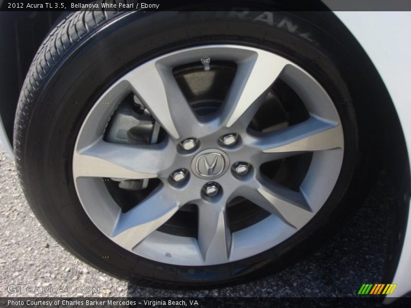 Bellanova White Pearl / Ebony 2012 Acura TL 3.5