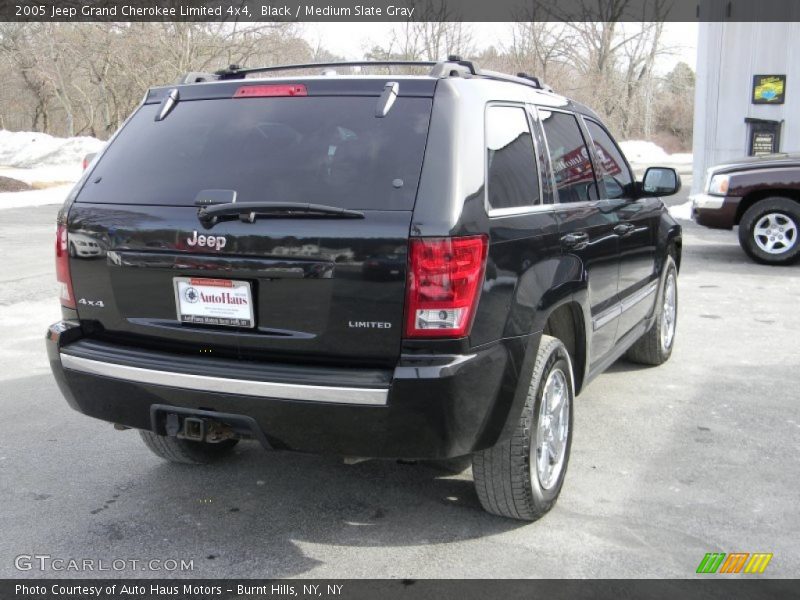 Black / Medium Slate Gray 2005 Jeep Grand Cherokee Limited 4x4