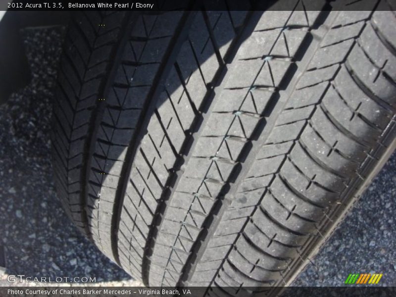 Bellanova White Pearl / Ebony 2012 Acura TL 3.5
