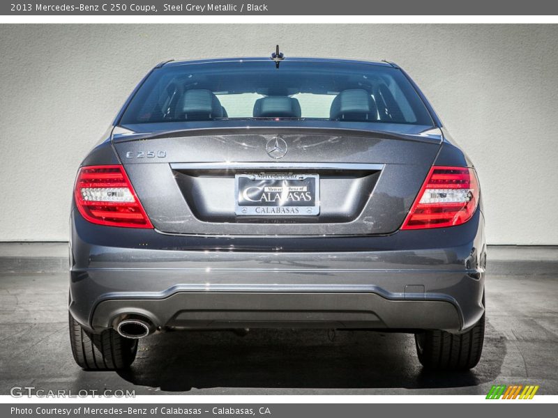 Steel Grey Metallic / Black 2013 Mercedes-Benz C 250 Coupe