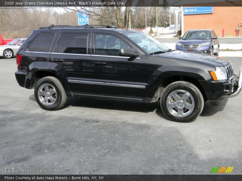 Black / Medium Slate Gray 2005 Jeep Grand Cherokee Limited 4x4