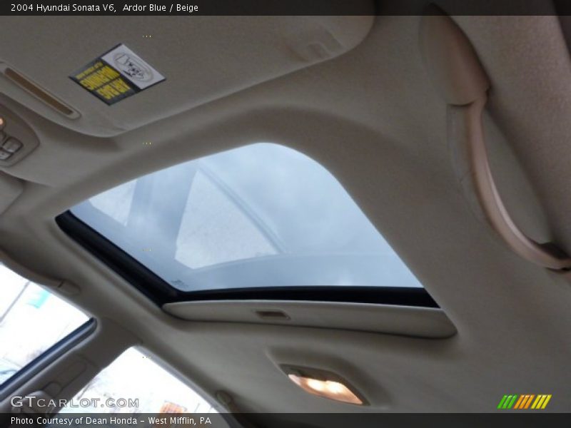 Ardor Blue / Beige 2004 Hyundai Sonata V6