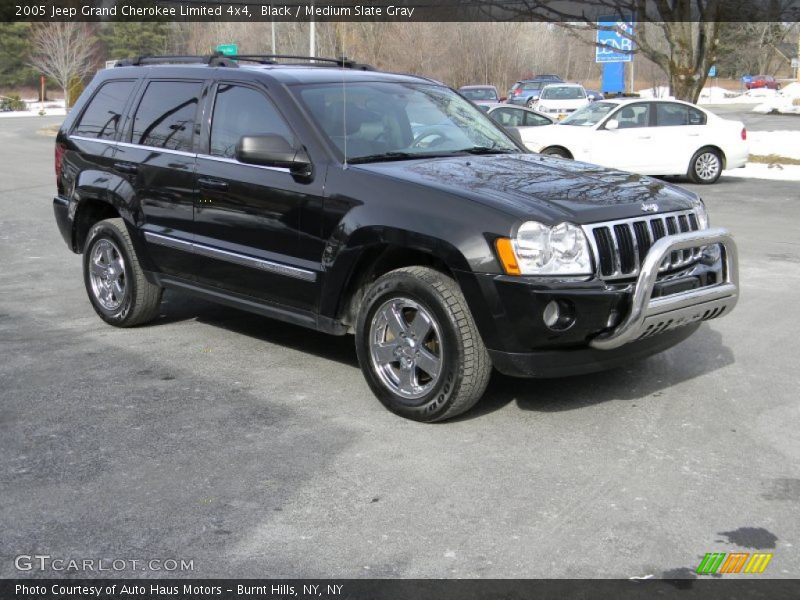 Black / Medium Slate Gray 2005 Jeep Grand Cherokee Limited 4x4