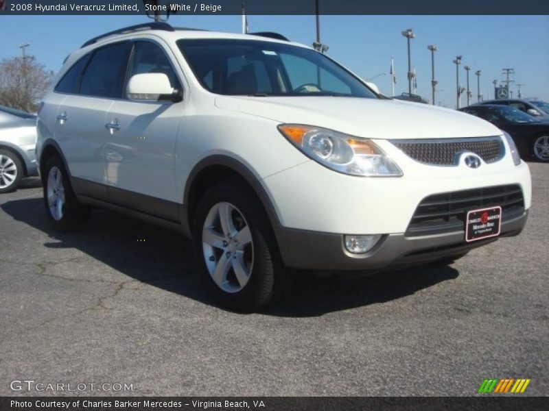 Stone White / Beige 2008 Hyundai Veracruz Limited