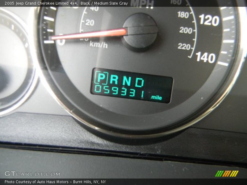 Black / Medium Slate Gray 2005 Jeep Grand Cherokee Limited 4x4