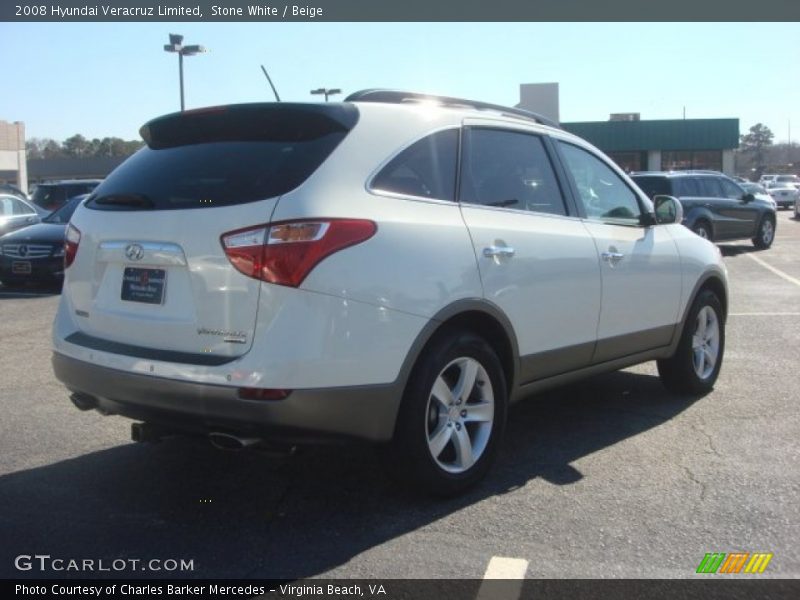 Stone White / Beige 2008 Hyundai Veracruz Limited