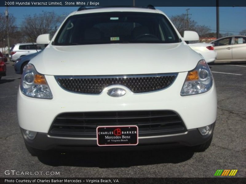 Stone White / Beige 2008 Hyundai Veracruz Limited