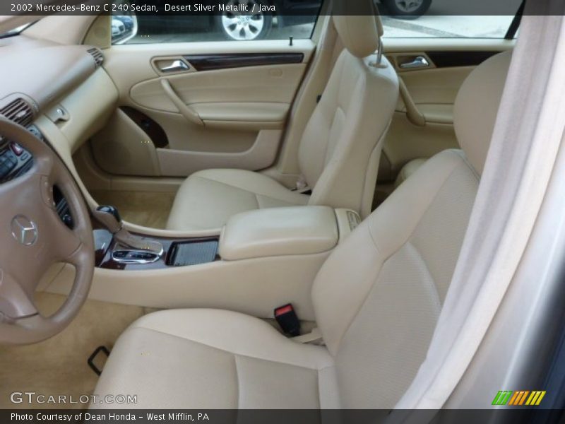 Desert Silver Metallic / Java 2002 Mercedes-Benz C 240 Sedan
