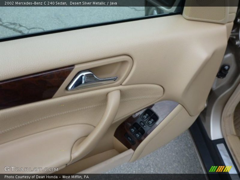 Desert Silver Metallic / Java 2002 Mercedes-Benz C 240 Sedan