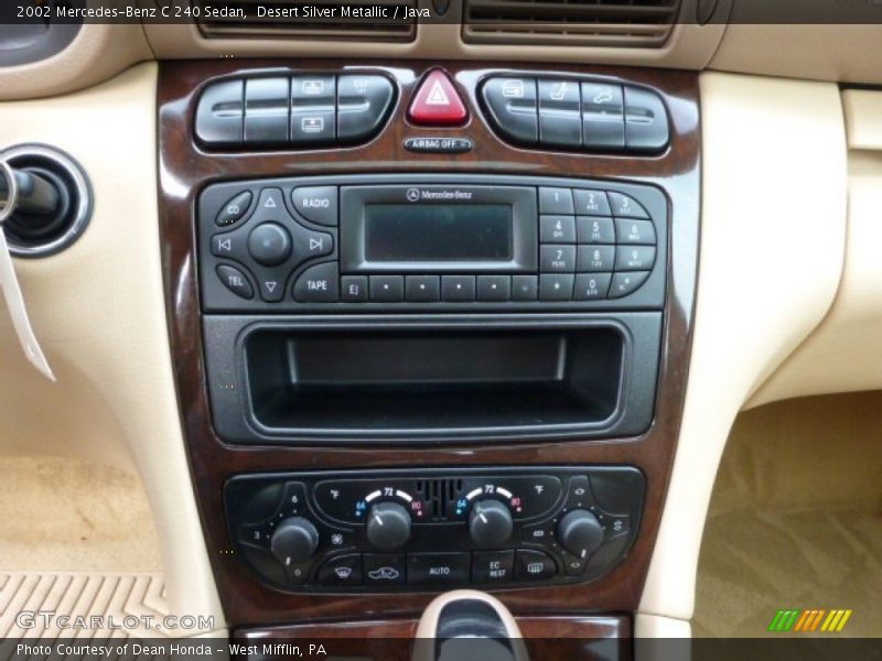 Desert Silver Metallic / Java 2002 Mercedes-Benz C 240 Sedan