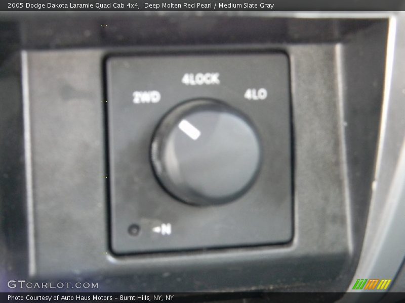 Deep Molten Red Pearl / Medium Slate Gray 2005 Dodge Dakota Laramie Quad Cab 4x4