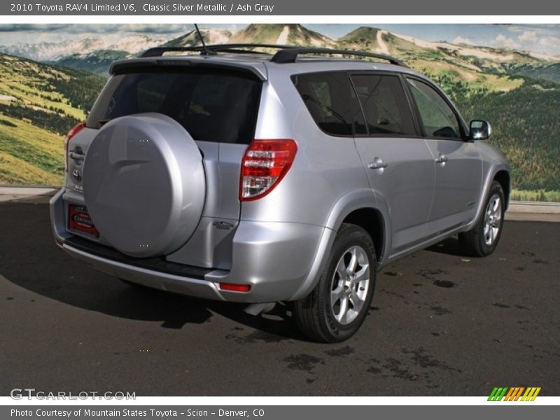 Classic Silver Metallic / Ash Gray 2010 Toyota RAV4 Limited V6