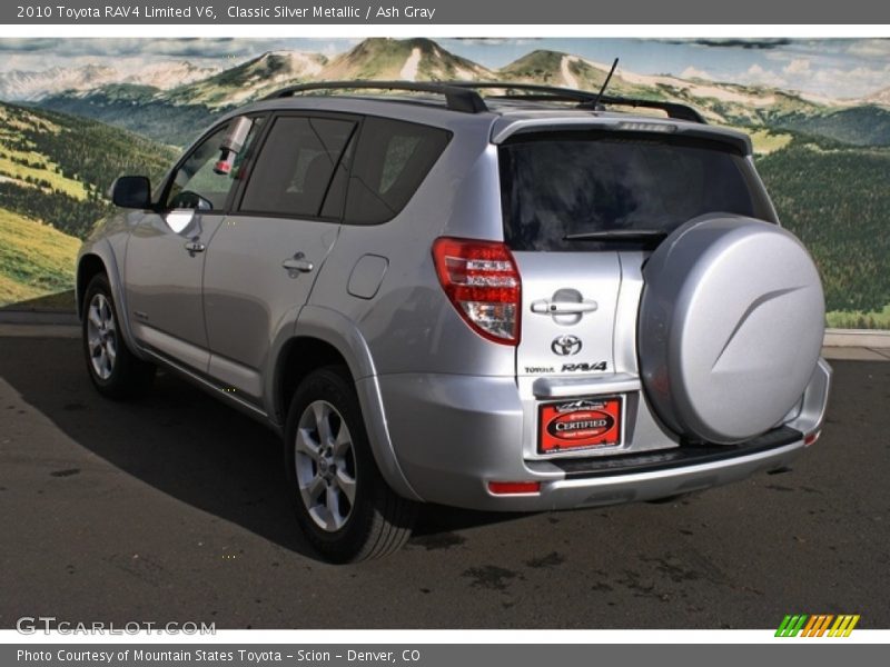Classic Silver Metallic / Ash Gray 2010 Toyota RAV4 Limited V6