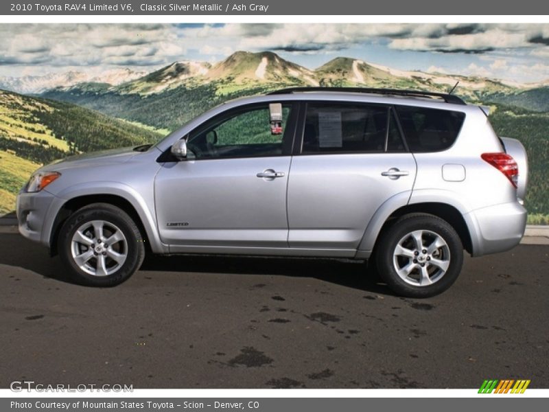 Classic Silver Metallic / Ash Gray 2010 Toyota RAV4 Limited V6