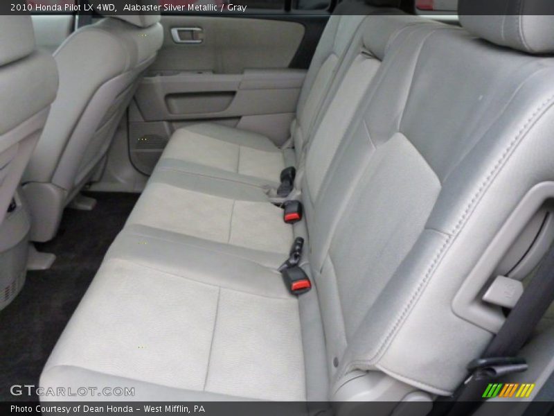 Rear Seat of 2010 Pilot LX 4WD