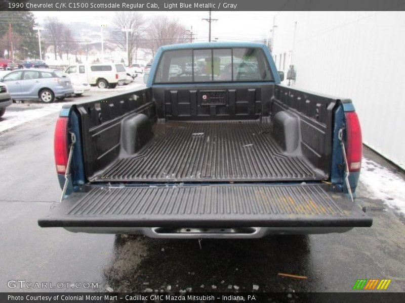 Light Blue Metallic / Gray 1990 Chevrolet C/K C1500 Scottsdale Regular Cab