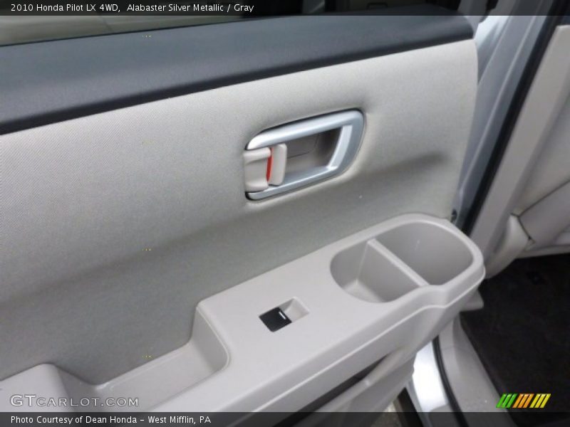 Alabaster Silver Metallic / Gray 2010 Honda Pilot LX 4WD