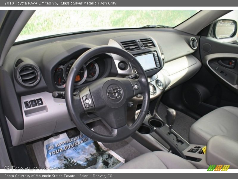 Classic Silver Metallic / Ash Gray 2010 Toyota RAV4 Limited V6