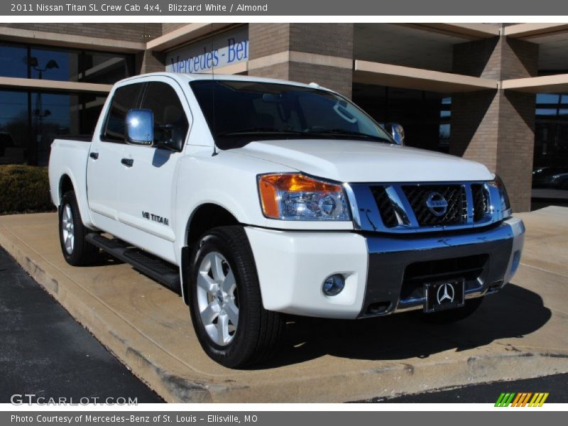 Blizzard White / Almond 2011 Nissan Titan SL Crew Cab 4x4