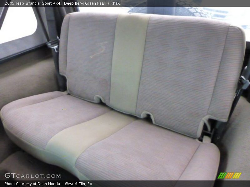 Deep Beryl Green Pearl / Khaki 2005 Jeep Wrangler Sport 4x4
