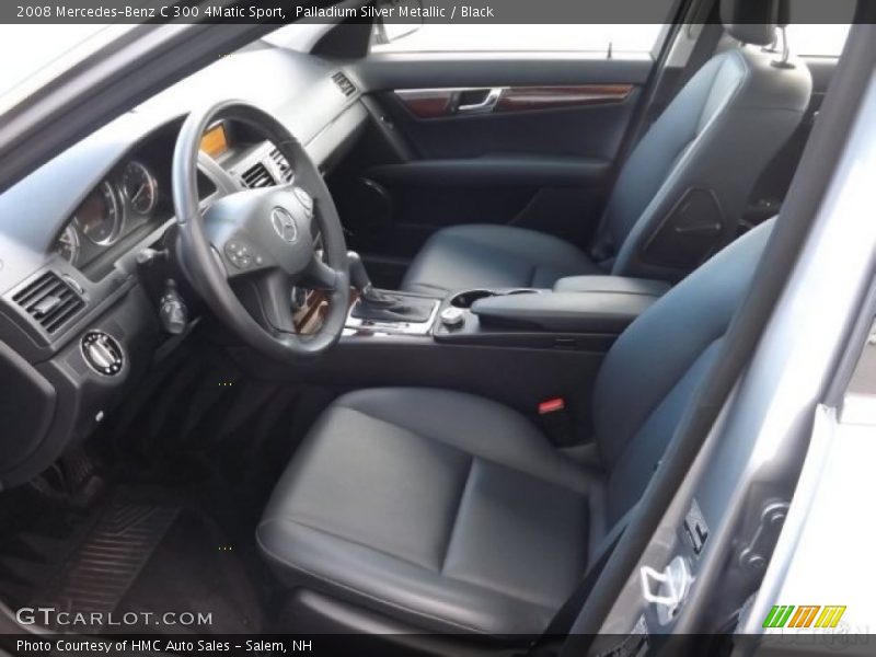 Palladium Silver Metallic / Black 2008 Mercedes-Benz C 300 4Matic Sport