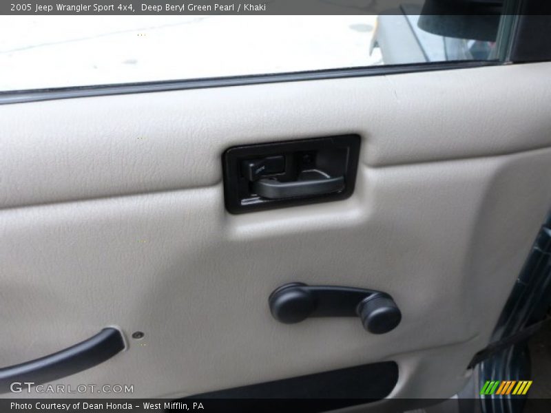 Deep Beryl Green Pearl / Khaki 2005 Jeep Wrangler Sport 4x4