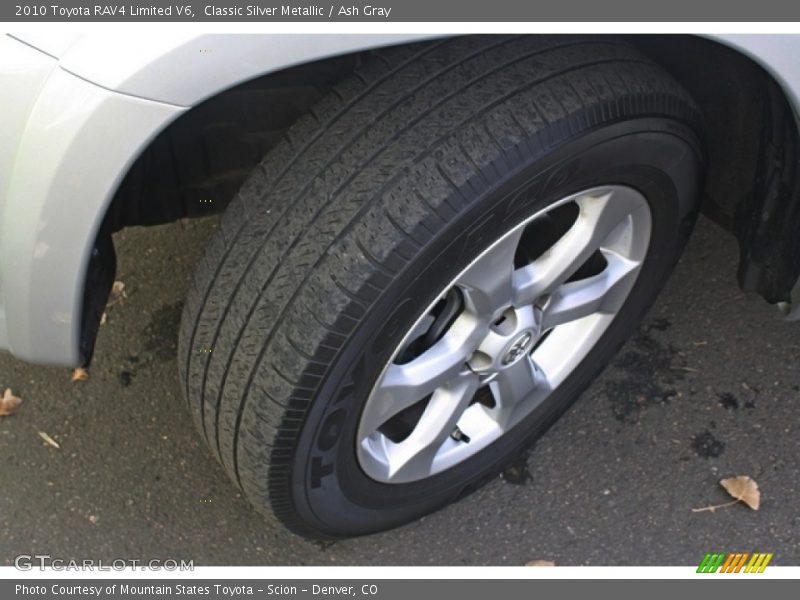 Classic Silver Metallic / Ash Gray 2010 Toyota RAV4 Limited V6