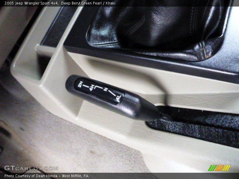Deep Beryl Green Pearl / Khaki 2005 Jeep Wrangler Sport 4x4